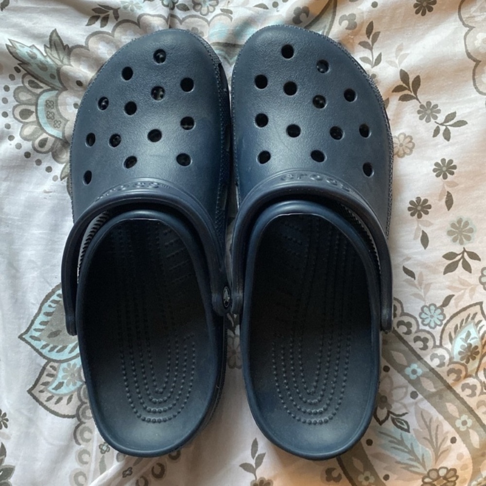 Mens Crocs Navy Blue